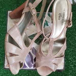 Anne Klein  sling back sandals